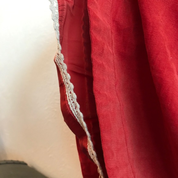 red vintage style corduroy dress - Picture 12 of 13